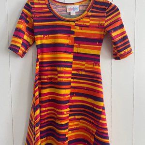 LuLaRoe Multicolored Dress